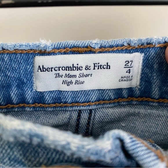 A&F The Mom Short High Rise Shorts - Picture 6 of 8